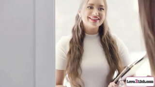 Wedding planner seduces càraid agus masturbate aca cunts agus convinces em gu bheil 3some.I licks an blondes pussy mar a h-busty gf facesits i