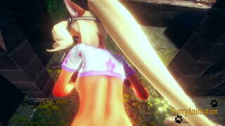 ���್ರಾಶ್ ಪ್ರಾಣಿಗಳಲ್ಲಿ ಫ್ಯೂರಿ ಹೆನ್ಟೈ ಅನಿಮೇಶನ್ - ಕೊಕೊ ಬಾಯಿಯಿಂದ ಜುಂಬು ಹಾರ್ಡ್ ಕೋರ್