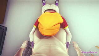 ���जिङ्गर बल Hentai - दृश्य को बिन्दु पान boobjob, suck र penetrated