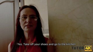 TUTOR4K. Guy doesnt know all the sex tricks but has to satisfy teacher